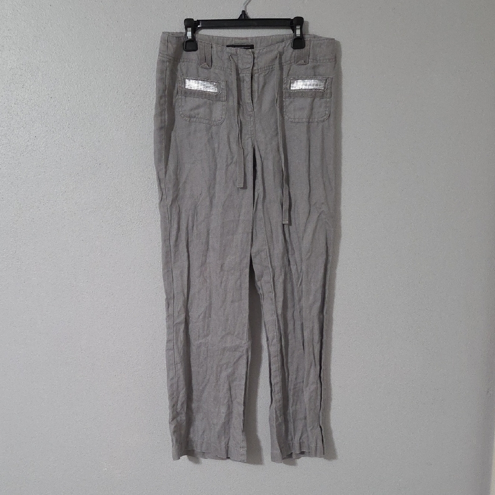 INC International Concepts Wimen's Gray Cargo Pants